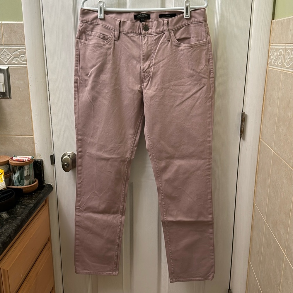 Banana Republic Men's Slim Jeans in Mauve